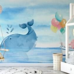 Güzel Havanın Keyfini Denizde Çıkaran Hayvanlar Duvar Kağıdı 6 DK9973