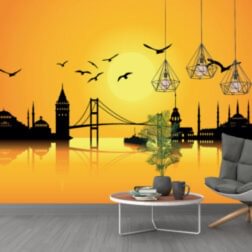 İstanbul Boğazı Tasarım Duvar Kağıdı 5 TR0052 2