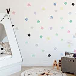 kids wall decal for nursery watercolor star wall sticker colorfu FIZjZQNjZQR 1