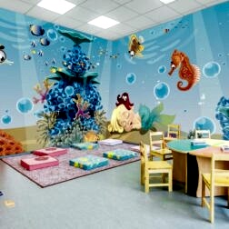 Yavru Deniz Kızı Deniz Canlıları Duvar Kağıdı 4 BHK2022