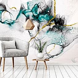 Turkuaz Renkli Açık Renkli Soyut Damla Duvar Kağıdı 3 il fullxfull.2126975111 67m6 scaled 1