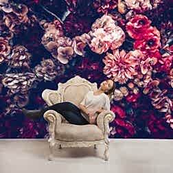 Vintage Tarzı Renkli Çiçekler Çiçek Duvar Kağıdı 2 il fullxfull.2213290794 kzc1