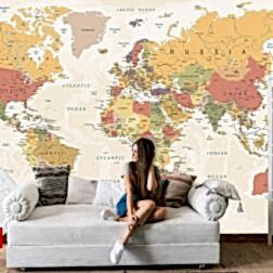 Krem Okyanuslar Dünya Haritası Duvar Kağıdı 7 il fullxfull.2220581890 6boi