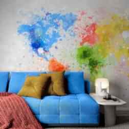 El Yapımı Boyama Dünya Haritası Duvar Kağıdı 8 il fullxfull.2278504913 1v5p