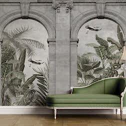 Mimari Yapı Kapı Yeşil Bitkiler Duvar Kağıdı 8 il fullxfull.2463013987 jcl6