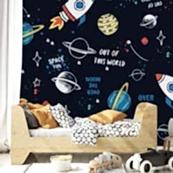 Çizgi Film Uzay Roketleri Yıldızlar Gezegenler Duvar Kağıdı 6 il fullxfull.2658676759 apiv