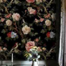 Lüks Botanik Kuş ve Çiçek Duvar Kağıdı 5 Lüks Botanik Kuş ve Çiçek Duvar Kağıdı