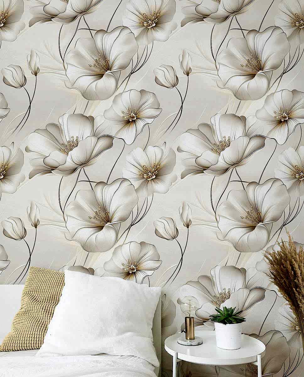 1730367036084_6566cc173a6eda0649c3ea647c6627c7_1_1724682881.jpg Zarif Fildişi Çiçek Duvar Kağıdı