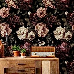 Vintage Bahar Çiçeği Duvar Kağıdı