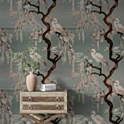 Japon Turna ve Kiraz Çiçeği Duvar Kağıdı