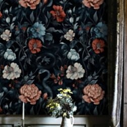 Mistik Yılanlı Büyülü Duvar Kağıdı