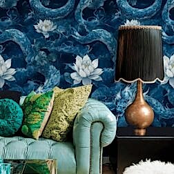 Mavi Ejderha Rüyası Duvar Kağıdı