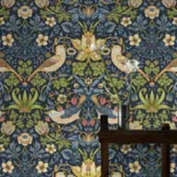 William Morris Strawberry Thief Desen Duvar Kağıdı